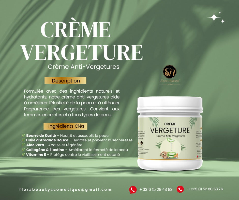 Crème vergetures